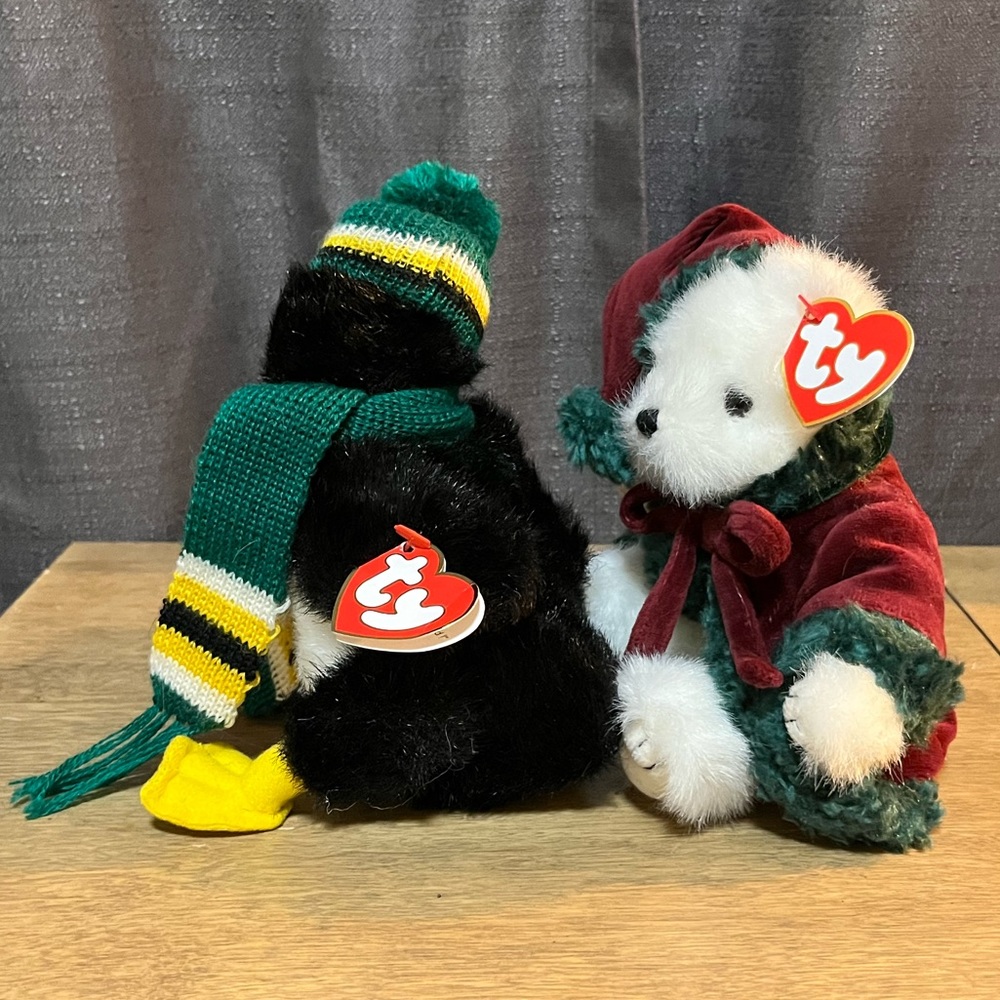 TY attic treasures 1993 first edition Waddlesworth and Klaus from 2000. - Picture 8 of 14